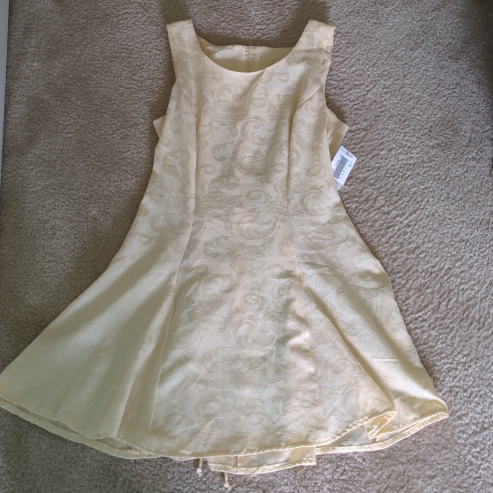NWT Pale yellow summer dress
